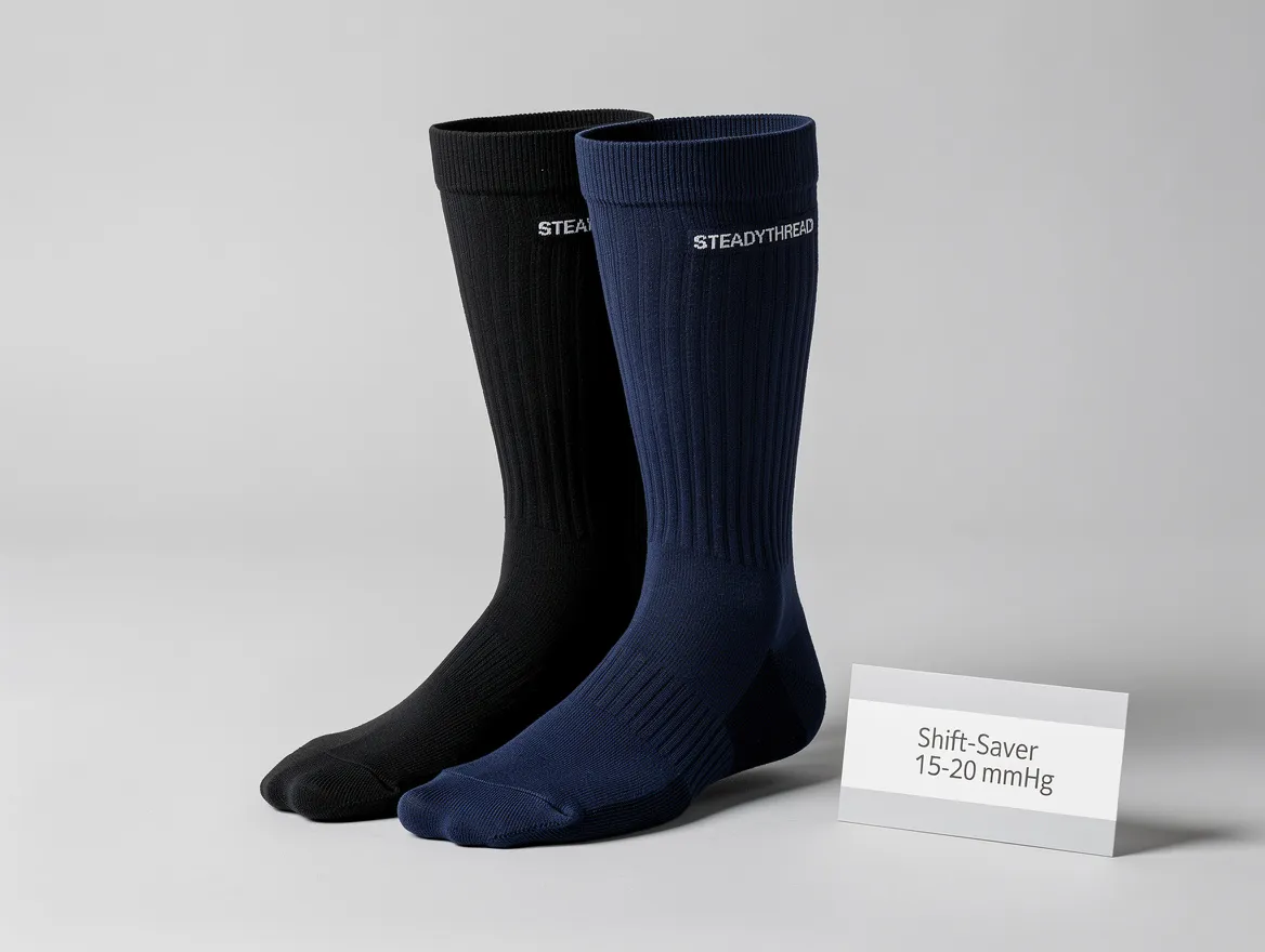 SteadyThread Shift-Saver compression socks